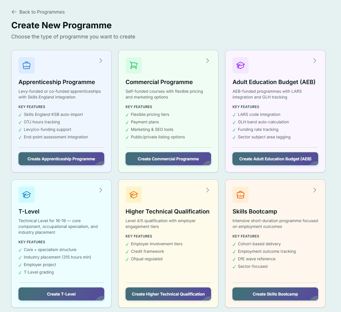 ExyonPulse programme creation wizard